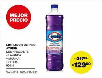 Atomo Conviene Limpiador De Piso Ayudin oferta