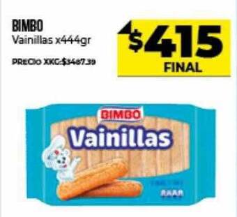Supermayorista Vital Bimbo Vainillas oferta
