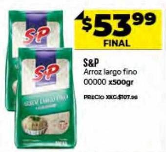 Supermayorista Vital S&p Arroz Largo Fino 00000 oferta