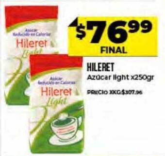 Supermayorista Vital Hileret Azúcar Light oferta