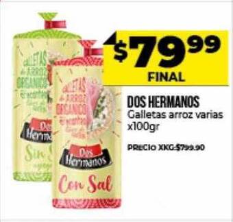 Supermayorista Vital Dos Hermanos Galletas Arroz Varias oferta