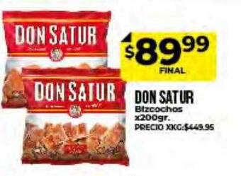 Supermayorista Vital Don Satur Bizcochos oferta