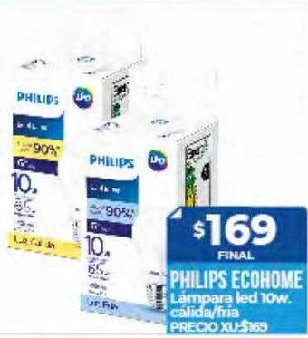 Supermayorista Vital Philips Ecohome Lámpara Led 10w oferta