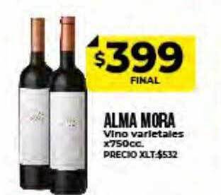 Supermayorista Vital Alma Mora Vino Varietales oferta
