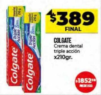Supermayorista Vital Colgate Crema Dental Triple Acción oferta