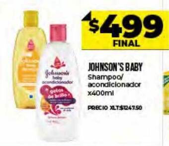 Supermayorista Vital Johnson's Baby Shampoo Acondicionador oferta