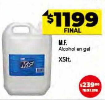 Supermayorista Vital M.f. Alcohol En Gel oferta