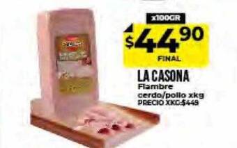 Supermayorista Vital La Casona Fiambre Cerdo Pollo oferta