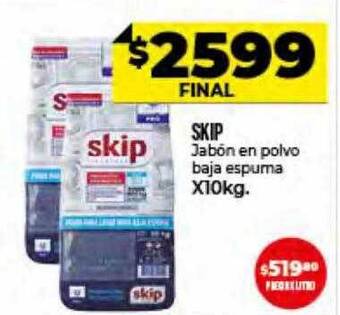 Supermayorista Vital Skip Jabón En Polvo Baja Espuma oferta