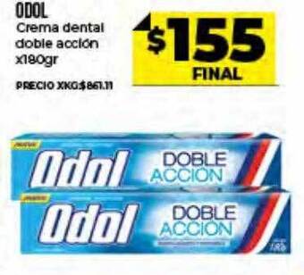 Supermayorista Vital Odol Crema Dental Doble Acción oferta