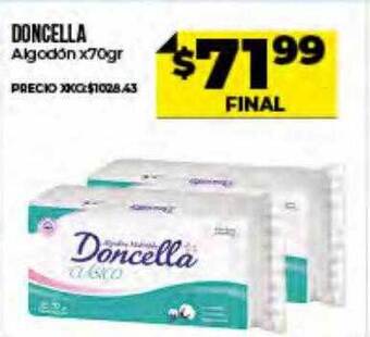 Supermayorista Vital Doncella Algodón oferta