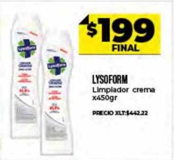 Supermayorista Vital Lysoform Limpiador Crema oferta