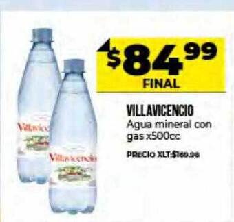 Supermayorista Vital Villavicencio Agua Mineral Con Gas oferta