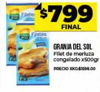 Supermayorista Vital Granja Del Sol Filet De Merluza Congelado oferta