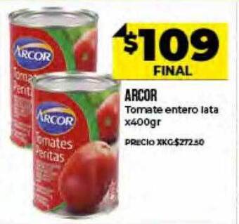 Supermayorista Vital Arcor Tomate Entero oferta