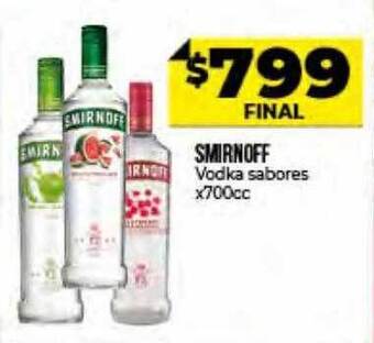 Supermayorista Vital Smirnoff Vodka Sabores oferta