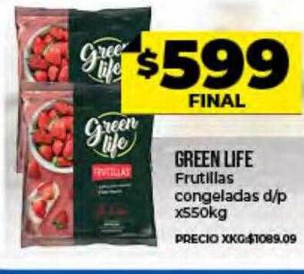 Supermayorista Vital Green Life Frutillas Congeladas oferta