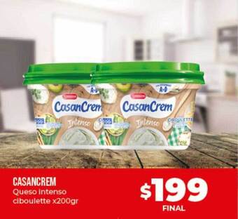 Supermayorista Vital Casancrem Queso Intenso Ciboulette oferta