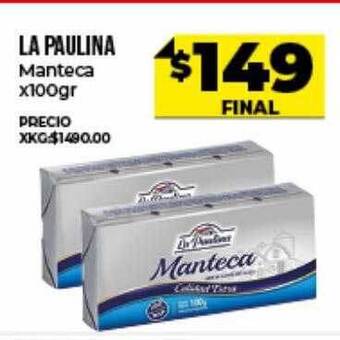 Supermayorista Vital La Paulina Manteca oferta