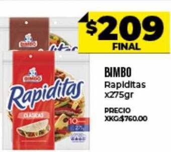 Supermayorista Vital Bimbo Rapiditas oferta