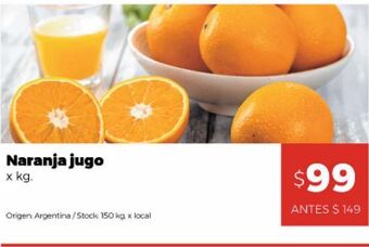 Disco Naranjas para jugo x kg oferta