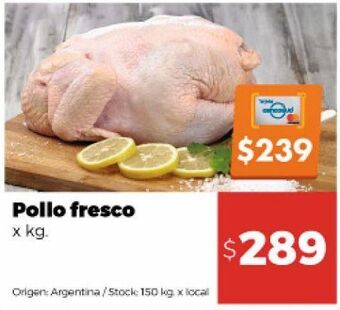 Disco Pollo fresco oferta