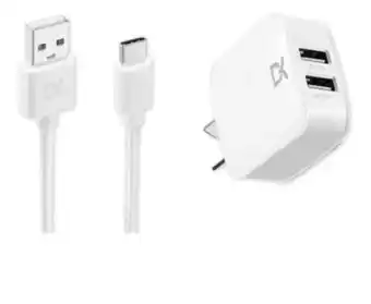 Monumental Hogar Kit cargador de pared + cable tipo c - blanco oferta