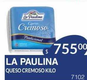 Masivos La Paulina Queso Cremoso Kilo oferta