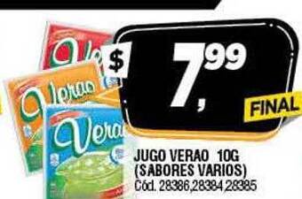 Supermercados Yaguar Jugo Verao oferta