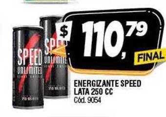 Supermercados Yaguar Energizante Speed Lata oferta