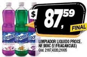 Supermercados Yaguar Limpiador Liquido Proce Nf oferta