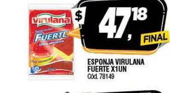 Supermercados Yaguar Esponja Virulana Fuerte oferta