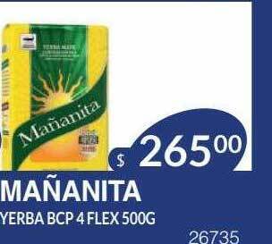 Masivos Mañanita Yerba Bcp 4 Flex oferta
