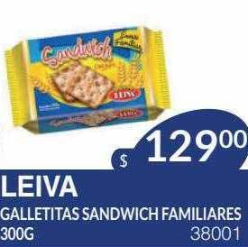 Masivos Leiva Galletitas Sandwich Familiares oferta