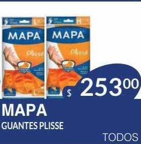 Masivos Mapa Guantes Plisse oferta