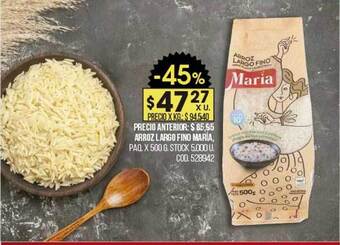 Coto Arroz Largo Fino Maria oferta
