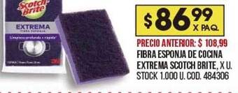 Coto Fibra Esponja De Cocina Extrema Scotch Brite oferta