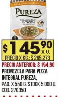 Coto Premezcla Para Pizza Integral Pureza oferta