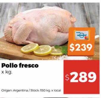 Disco Pollo Fresco oferta