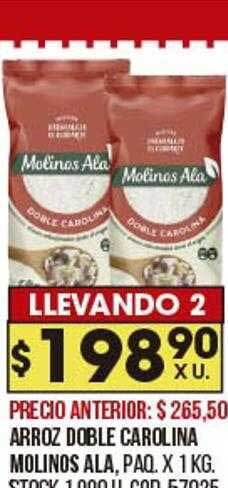 Coto Arroz Doble Carolina Molinos Ala oferta