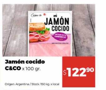 Disco Jamón Cocido C&co oferta