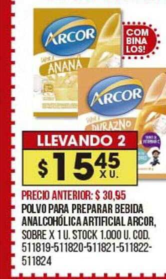 Coto Polvo Para Preparar Bebida Analcohólica Artificial Arcor oferta