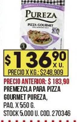 Coto Premezcla Para Pizza Gourmet Pureza oferta