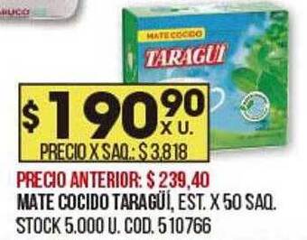 Coto Mate Cocido Taragüí oferta