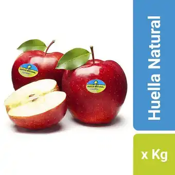 Carrefour Manzana roja huella natural x kg. oferta