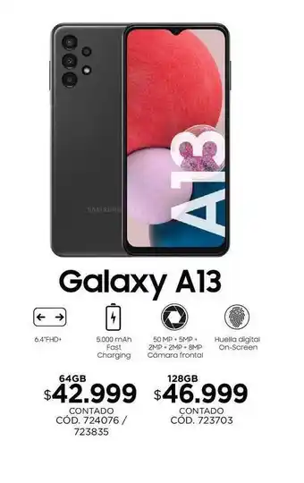 Coppel Galaxy A13 oferta