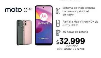 Coppel Moto E40 oferta