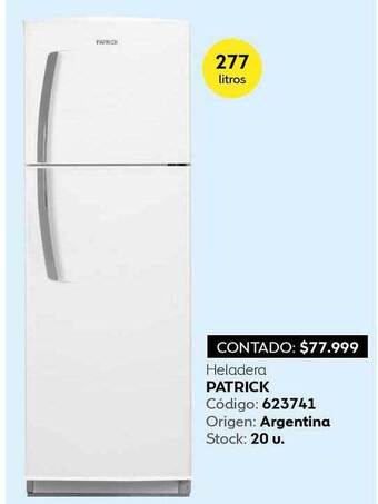 Coppel Heladera Patrick oferta
