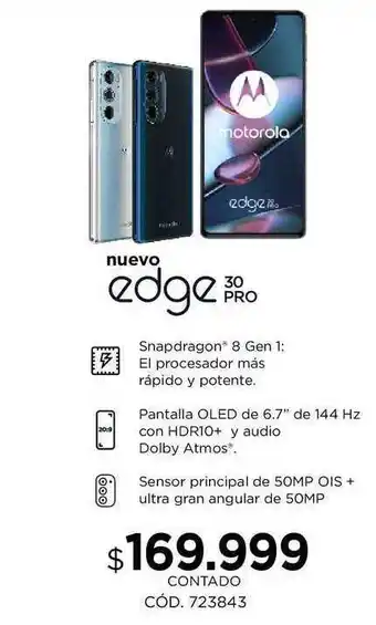 Coppel Edge 30 Pro oferta