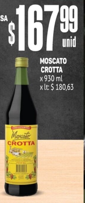 Makro Moscato Crotta x 930ml oferta